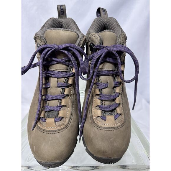 Brown Vasque UltraDry Hiking Boots Women’s 7M Vibram Sole 7419M Trail Ready - Picture 3 of 5